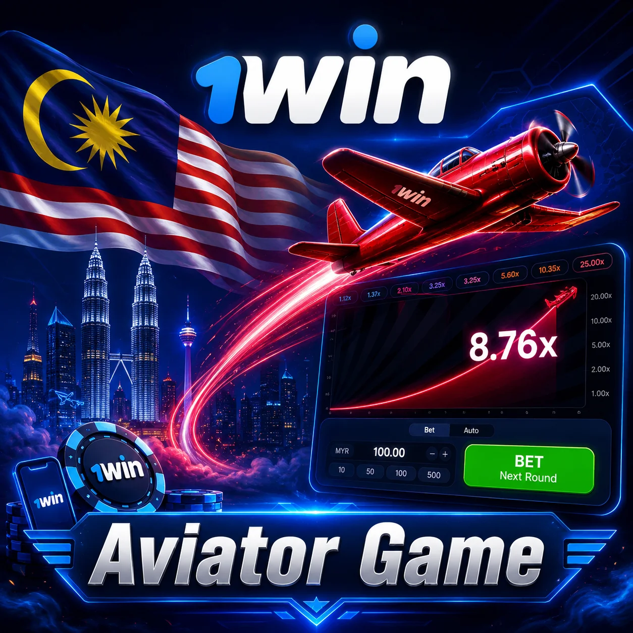 1win aviator game malaysia
