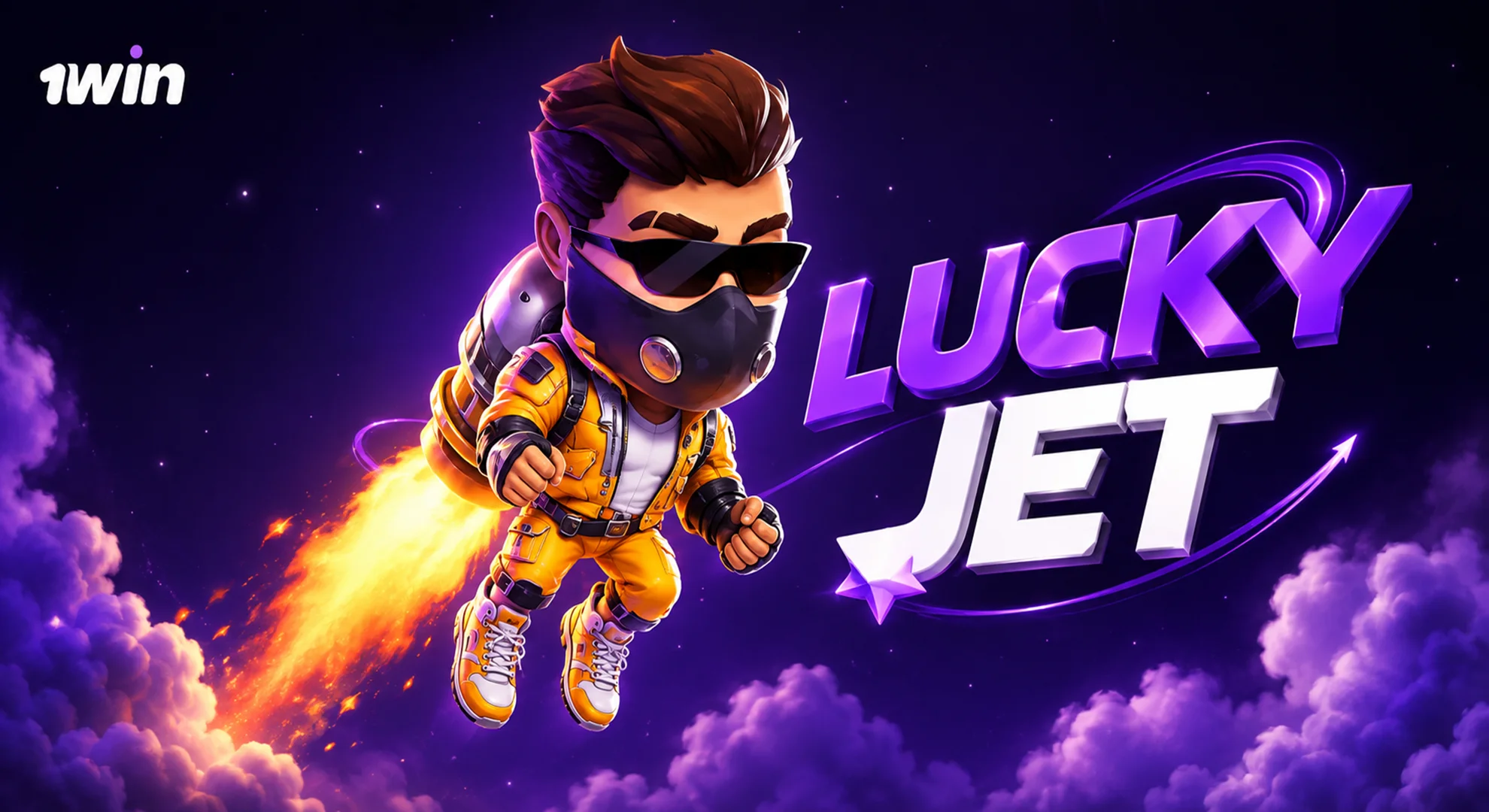 Play the Lucky Jet game online at 1win Casino
